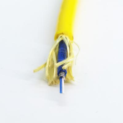 China Underwater 2 core floating Cable SM optical fiber ROV Tether for sale