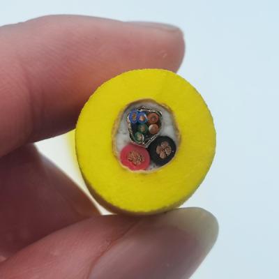 China 2 core power and 3*2*26AWG STP 8 core ROV Tether Underwater Yellow jacket PUR foam Floating ROV cable for sale