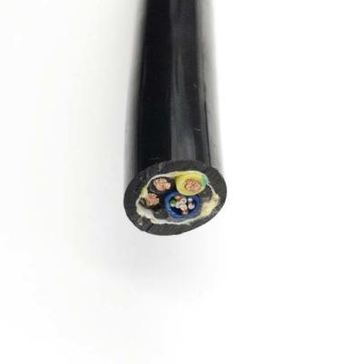 China High Quality Black Jacket 3 Core Power Cable Underwater Cat6 UTP Network Cable for sale