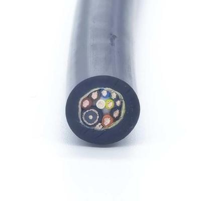 China CCTV Detection Sewer Camera Coaxial Cable Pipeline Robot Hybrid Cable for sale