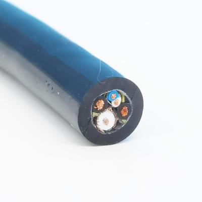 China Pipe Detection Camera Cable Coaxial RG59 Pipeline Robot Detection Cable With Signal Wires for sale