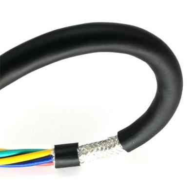 China 5 Core 2.0mm PVC Sheath Oil Resistant Cable High Flexible Shielded Towline Tpe Cable for sale