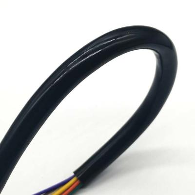 China 8 Core High Flexible ROV Cable Torsion Resistance PUR Cable For Robot Arms for sale