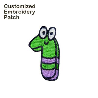 China Other Customized Heat Transfer Chenille Patch Hoodies Embroidery Patches Iron On Wreaths for sale