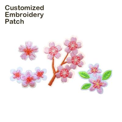 China China Custom Design Sequin Bow Embroidery Iron On Patches for sale