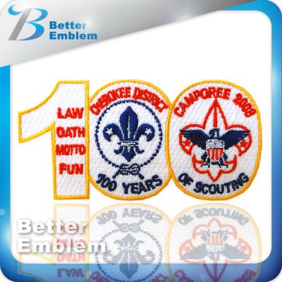 China Viable number embroidery patch for sale