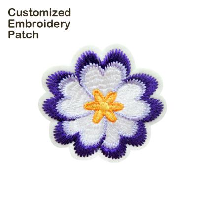 China Other Flower Patches Embroidery Patch Custom for sale