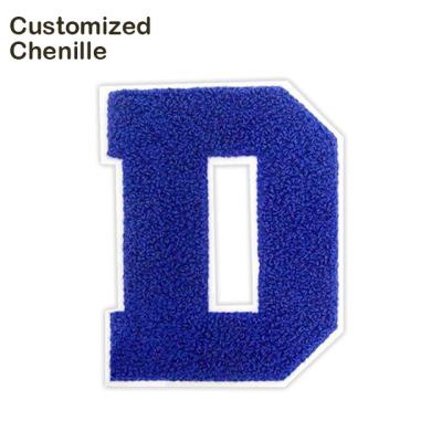 China Initial fixes viable on Apparel Letter K Chenille patch for sale