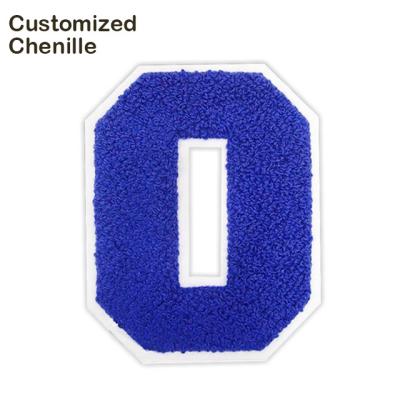 China Viable Flat Chenille Embroidered Patch for sale