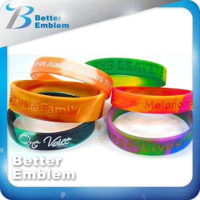 China Colorful China Silicon Bracelet for sale