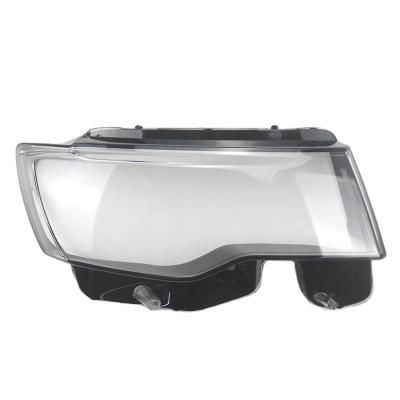 China New Style Symmetrical Black Frontier Parts Car LC Headlight Clear Lens Cover For GRAND/WK2 14-18 Year for sale