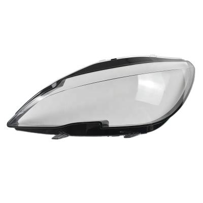 China Black Symmetric Border Auto Part LC Headlight Clear Lens Cover For Peugeot408 15-19 Year for sale