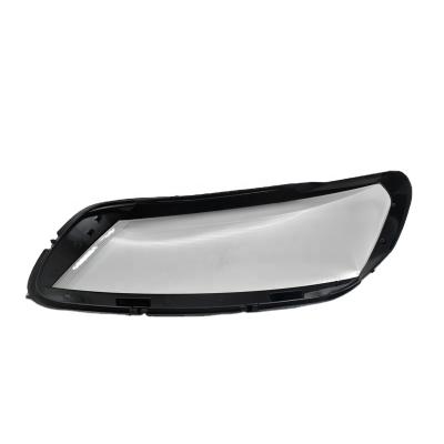 China Auto Parts Symmetrical Black Border LC Headlight Clear Lens Cover For PASSATB7 USA Version for sale