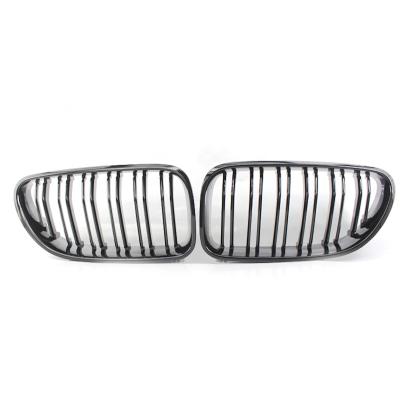 China Plastic ABS LC 2 Slat Grill For BMW 6 Series F06 F12 F13 Gloss Black Grille for sale