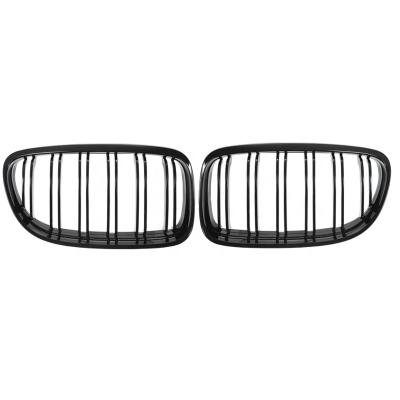 China ABS LC Front Gloss Black Plastic Grill For BMW 3 Series E90 08-11 Dual Slats Grill for sale