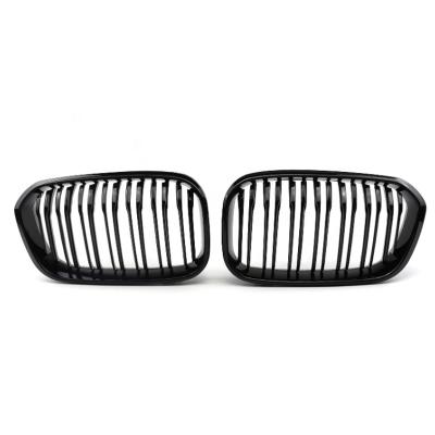 China ABS Plastic Front Dual Slat LC For BMW 1 Series F20 15-18 Black Grille for sale