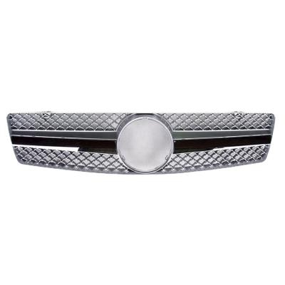 China ABS LC 1pin Front Silver and Chrome Hood Sport Grill for Mercedes SL Class R129 W129 for sale