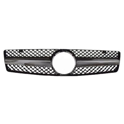 China ABS LC Front Grille for Mercedes Benz SL W129 R129 SL500 SL600 90-02 SL style Chrome&Black for sale