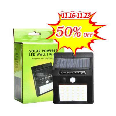 China Outdoor Led Solar Garden Light 20Leds Waterproof Super Brightness Motion Sensor Wall Light 20Leds Solar Garden Light for sale