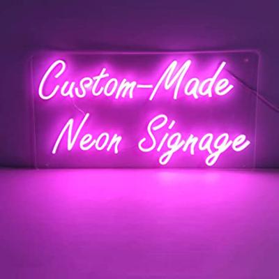 China Buildings Wholesale Oh Baby Open Wall Anime Home Happy Birthday Wedding Custom Bar Led Neon Light Sign For Bedroom for sale