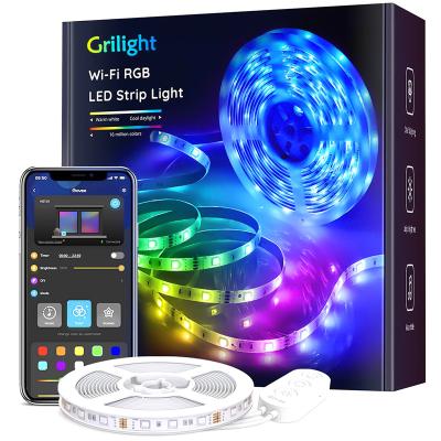 China LANDSCAPE High Density Wifi App Control Smd5050 150leds Waterproof Or Not Wayerproof RGB Flexible Led Strip Light Set for sale