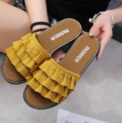 China 2021 Hot Selling Maniac Breathable Summer Autumn Slippers Modern Sexy Anti Skid Lates Flat Indoor Outdoor Sandals For Women Girls for sale