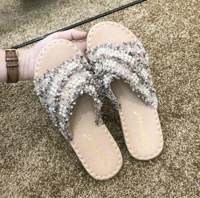 China Sandals 2021 Upper Luxury Indoor Sandals Girls Women Summer Slippers Cross Sexy Naked Cute Modern Fashionable Maniac Breathable New Arrival for sale