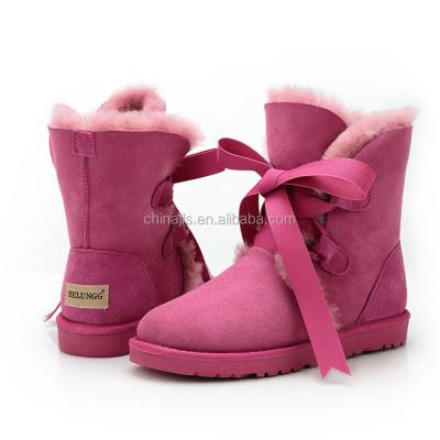 China 2021 Factory Price New Arrival Waterproof Winter Sheepskin Super Warm Chic Durable Cheap Snow Boots For Women for sale