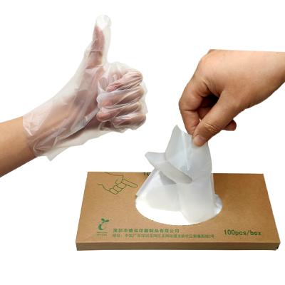 China New Eco-friendly Household Products Biodegradable Compostable Plastic Disposable Kitchen Gloves for sale