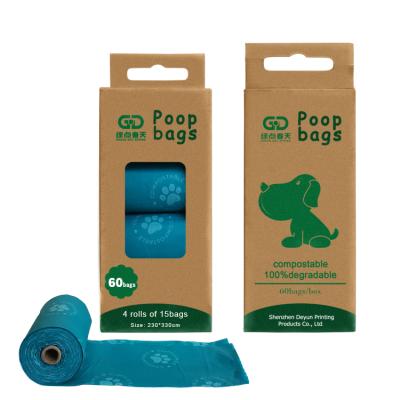 China Eco Friendly Sustainable Dog Poop Bags Biodegradable Poop Bag With Dispenser for sale