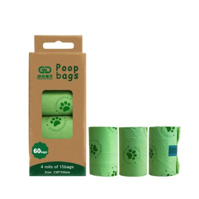 China Viable PLA+PBAT EN 13432 Certified Compostable Dog Pet Poop Clean Biodegradable Waste Bag for sale