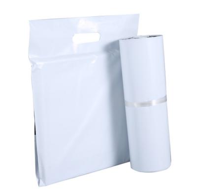 China shoes & Custom Printing Factory Logo Garment Bag Factory Logo Mailing Pouch Mailing Pouch Mailing Mailing Bag Poly White Plastic Waterproof Bag With Handle for sale