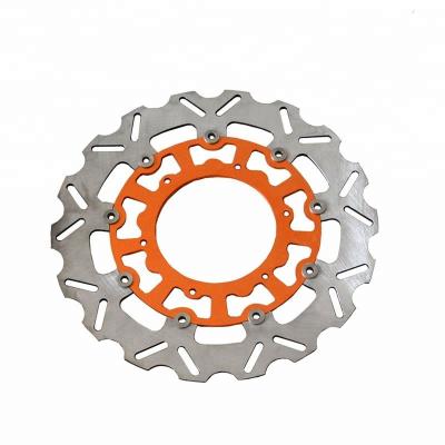 China Motorcycle 320mm Aluminum Front 7075 T6 Brake Disc Floating Rotor For Supermoto Exc 500 SX SXF 300 for sale