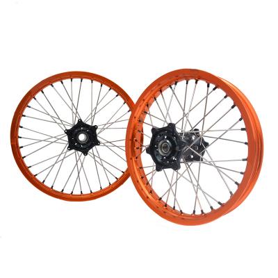 China 6061 T6 Aluminum China Manufacture Anodized Motorcycle Wheel 18 19 21 for sale