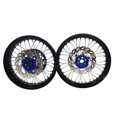 China blue 7075-T6/7116-T6 Yz250 motocross wheel set yz250 motocross wheel aluminum rim yz250 motocross for sale