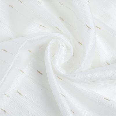 China Blackout China Supplier Pure White Color Silk Window Curtain for sale