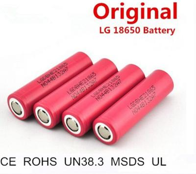 China  HE2 authentic hot stock for electronnic scooter environmental botttom price 2500mAh 18650 li ion battery for sale