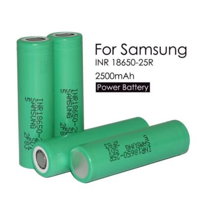 China samsung 25r 25rm 18650 35amp 3.7v lithium ion rechargeable battery pk mahero 2500mah 18650 battery for sale