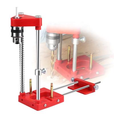 China Mini Bench Drill Press Adjustable Punch Bench Drill Press Gauge Guide Woodworking Drilling Bench Tool for sale