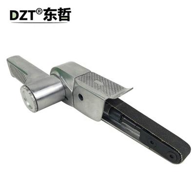 China Industrial Grade Pneumatic Grinder Pneumatic Belt Grinder 10MM Air Wind Belt Sander 30*9*5.6cm for sale