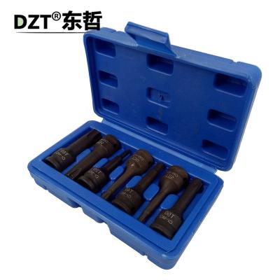 China New 7 Pcs Steel 3/8 Socket Tool Kit Repair Household Pneumatic Batching Tool for sale