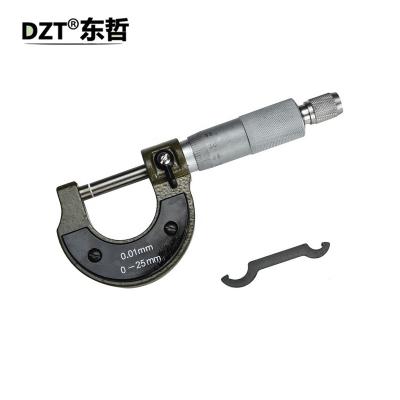 China DZT Factory Wholesale High Precision 0-25 Mm Micrometer Measuring Ruler for sale