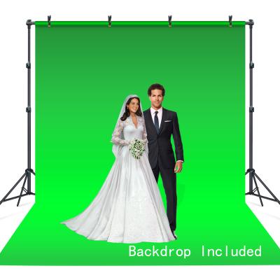 China Stable Photographer Backdrops Studio Kit with Stand Lights Tension Fabric Backdrop with Stand Backdrop for Photography for sale