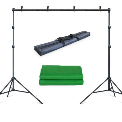 China Green stable background with stand photo background with stand backdrop green screen background stand green screen for sale