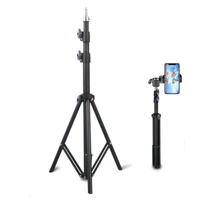 China PORTABLE ball mount phone tripod head selfie stick youbube stand in light mobile phone mounts bracket kit for sale