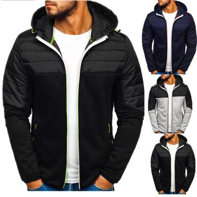 China Casual zipper jackets from the other high street fashion jacket spring and autumn hooded fashionable coat plus size men's clothing for sale