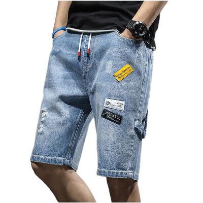 China New Fashion Sustainable Jeans Shorts Mens Summer Stretch Denim Pants Youth Boys Short Pants Jeans To Fit Skinny Breathable Trousers for sale