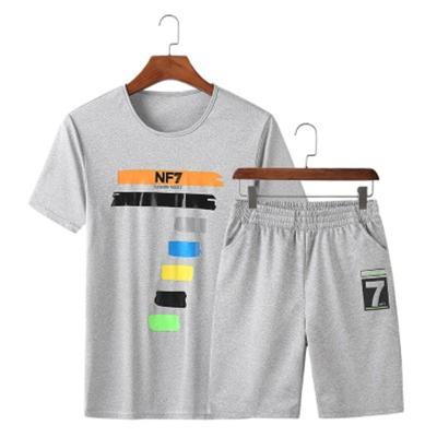 China Custom Logo Men's Other New Design Streetwear Shorts Set Wholesale Unisex Cotton Oversized Summer Custom Logo Men Tracksuit for sale