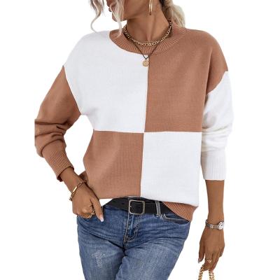 China 2022Manufacturers Autumn Breathable High Quality O-neck Sweater Custom Made Clothing Long Sleeve Multi Color Knitting Women Sweater for sale