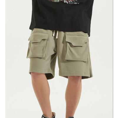 China OEM High Quality High Fashion Cargo Shorts Waistband Summer Breathable Elastic Cargo Shorts Men for sale